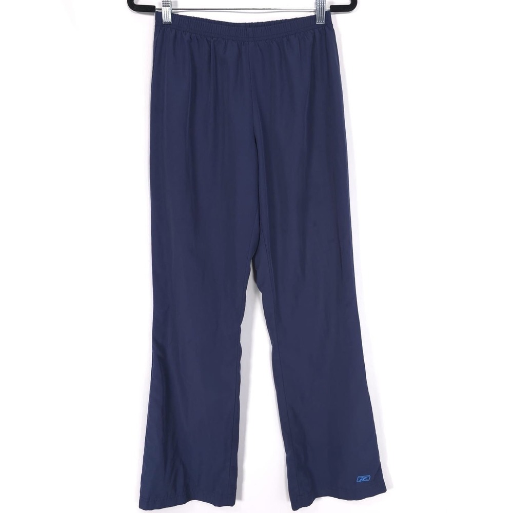 Reebok Vintage Track Pants‎ SMALL Navy Straight Unisex Y2K 90's
